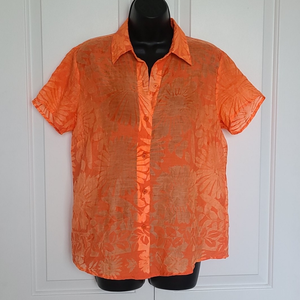 Lemon Grass studio Flowers top Orange S